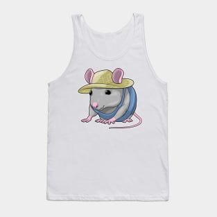 Mouse Farmer Hat Tank Top